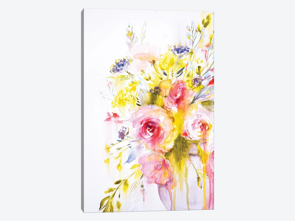 Colorful Bouquet II by Lesia Binkin 1-piece Canvas Art