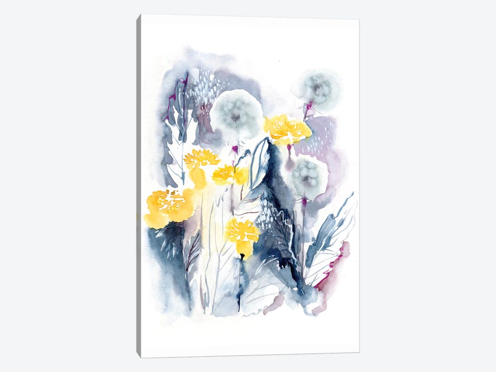 Field of Flowers I by Lesia Binkin 1-piece Canvas Art Print