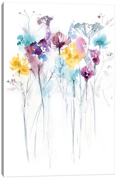 Field of Flowers II Canvas Art Print - Lesia Binkin