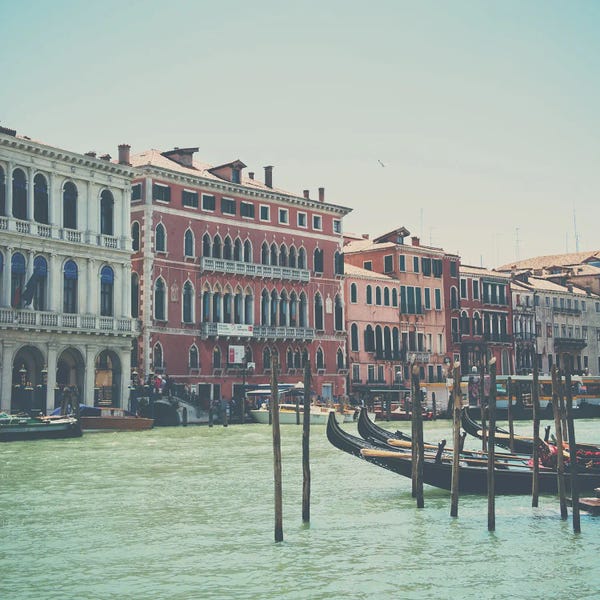 Veneto: Looking Along The Grand Canal by Laura Evans