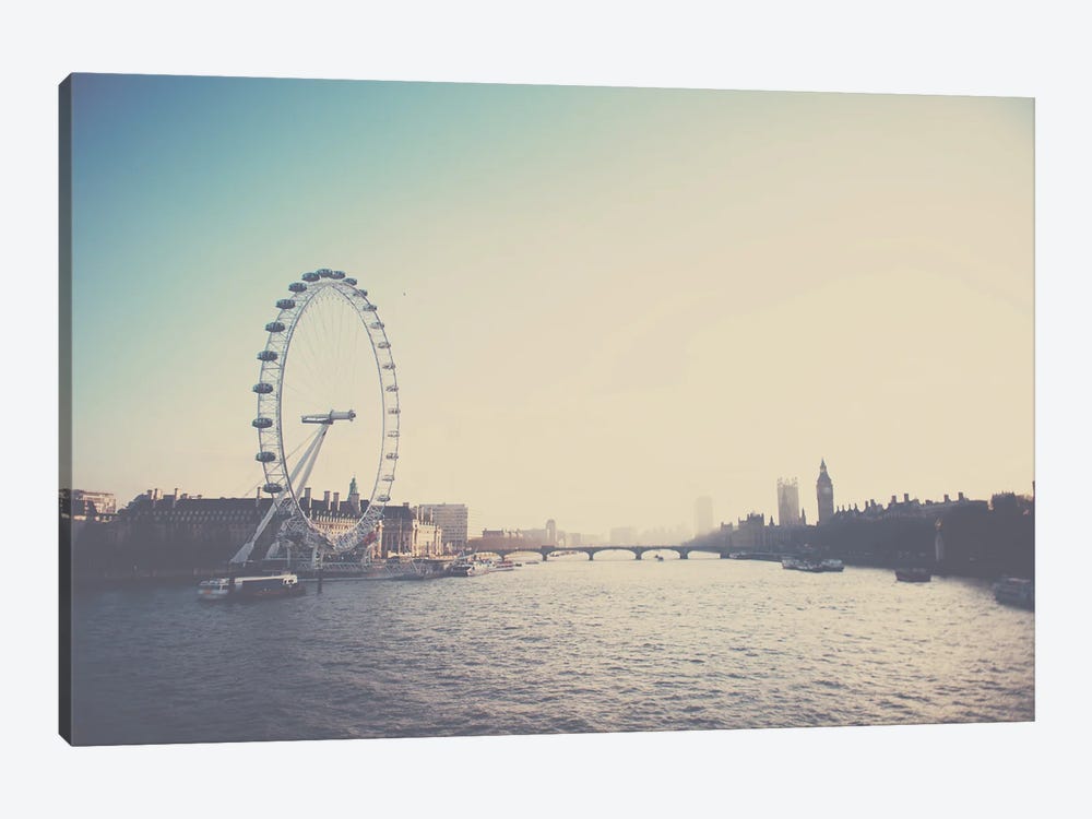 Looking Back Along The Thames by Laura Evans 1-piece Art Print
