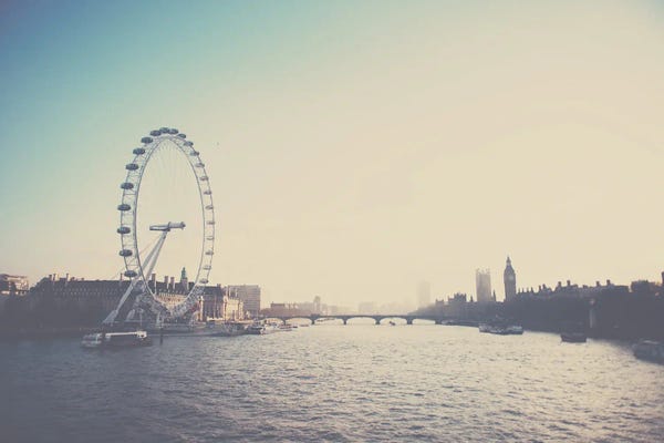 Travel Journal: Looking Back Along The Thames by Laura Evans