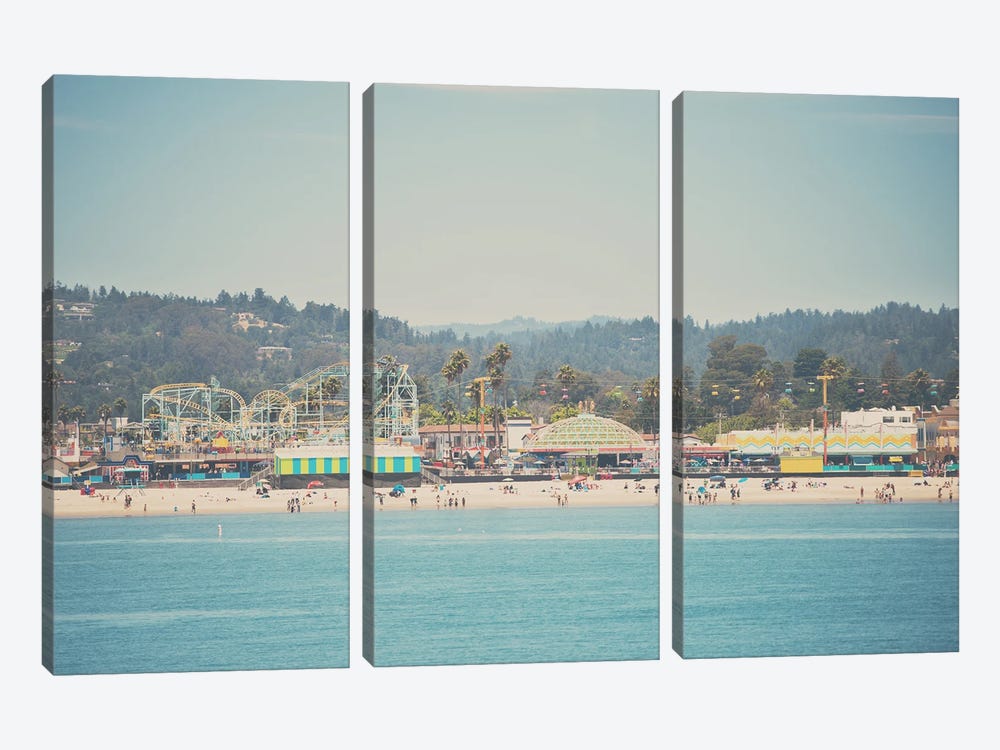 Looking Back Along The Boardwalk by Laura Evans 3-piece Canvas Wall Art