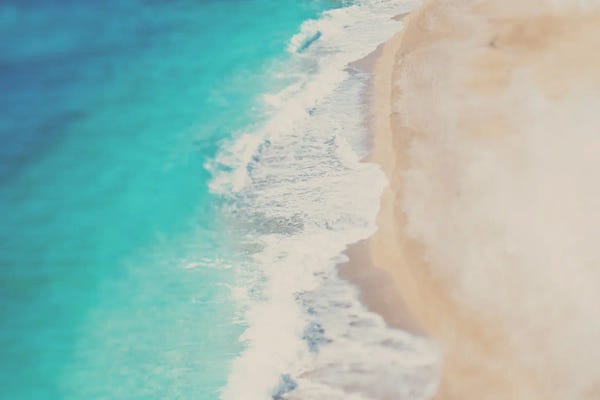 Large Coastal Art - Canvas Prints: Looking Down On The Adriatic Sea by Laura Evans