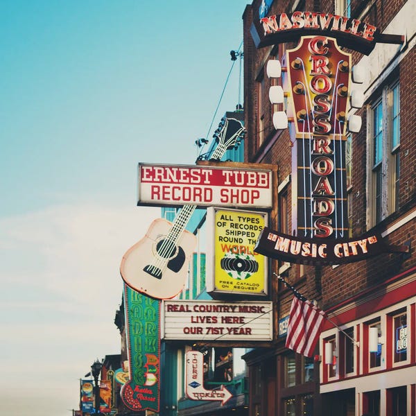 Tennessee: Lower Broadway by Laura Evans