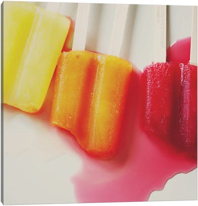 Melted Popsicles Canvas Art Print - Vintage Styled Photography