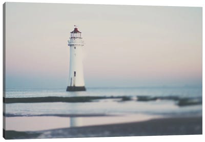 New Brighton Lighthouse At Sunrise Canvas Art Print