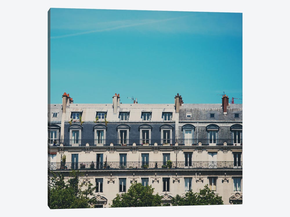 Parisian Apartments by Laura Evans 1-piece Canvas Artwork