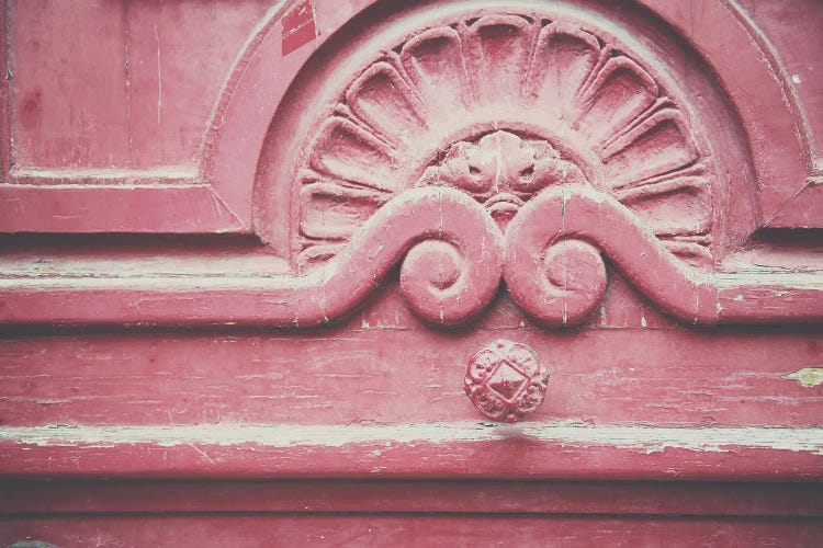 A Pink Parisian Door