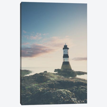 Penrose Lighthouse At Sunrise Canvas Print #LEV135} by Laura Evans Canvas Wall Art