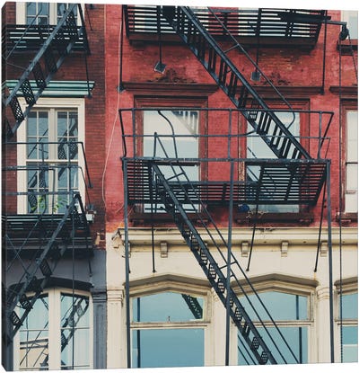 Philly Architecture Canvas Art Print - Stairs & Staircases