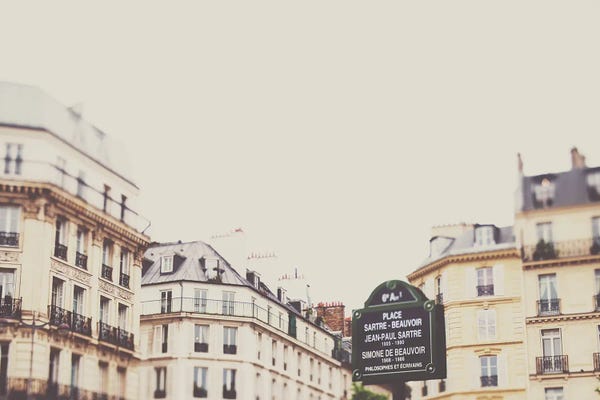 Vintage Styled Photography: Place Sartre Beauvoir by Laura Evans