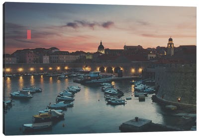 Red Sky At Night Canvas Art Print - Laura Evans