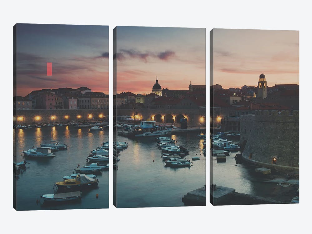 Red Sky At Night by Laura Evans 3-piece Canvas Artwork