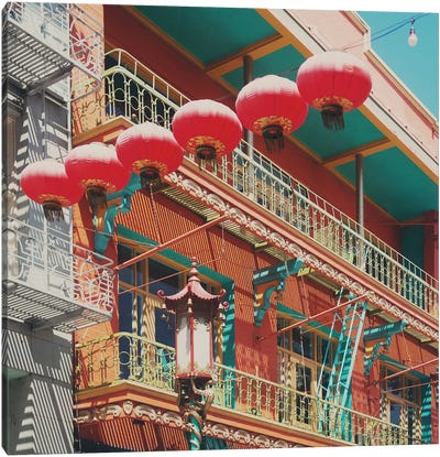 San Francisco, Chinatown Canvas Art Print - Travel Journal