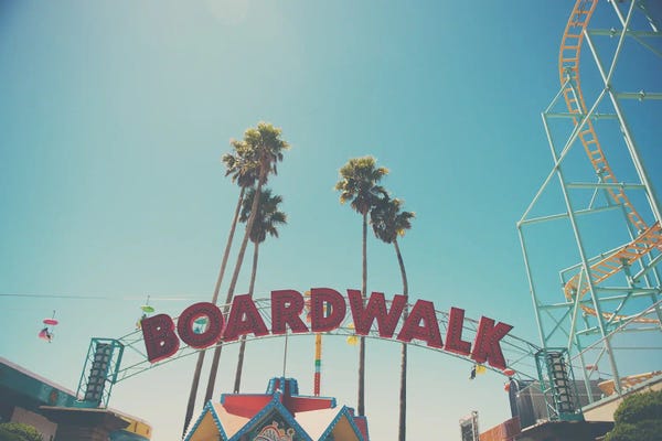 Santa Cruz: Santa Cruz Boardwalk by Laura Evans
