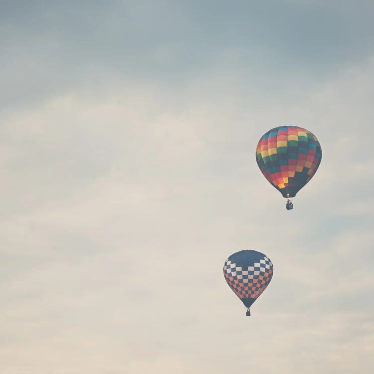 A Pair Of Hot Air Balloons