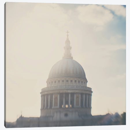 St Paul's Cathedral Canvas Print #LEV162} by Laura Evans Canvas Art
