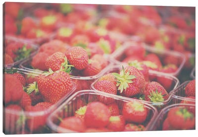 Strawberries Canvas Art Print - Good Enough to Eat