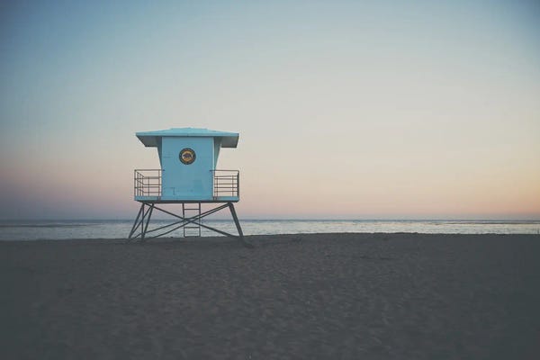 Beach Lover: Sunset On The Coast by Laura Evans