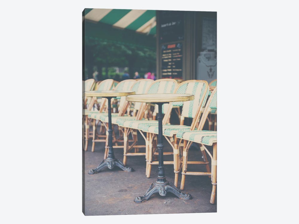 Tables And Chairs by Laura Evans 1-piece Canvas Wall Art