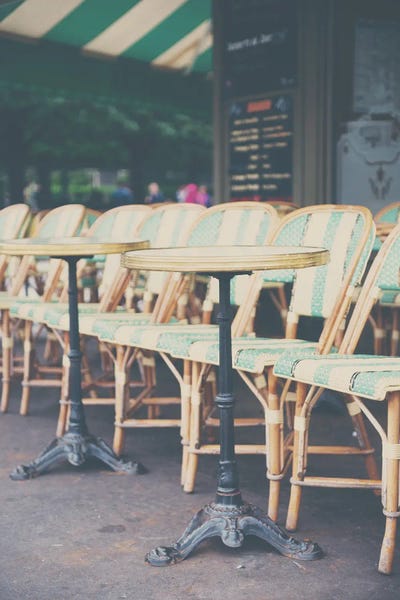 Cafes: Tables And Chairs by Laura Evans