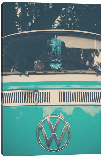 The Bus Canvas Art Print - Vintage Styled Photography