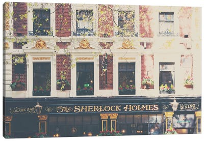The Sherlock Holmes Pub Canvas Art Print - Laura Evans