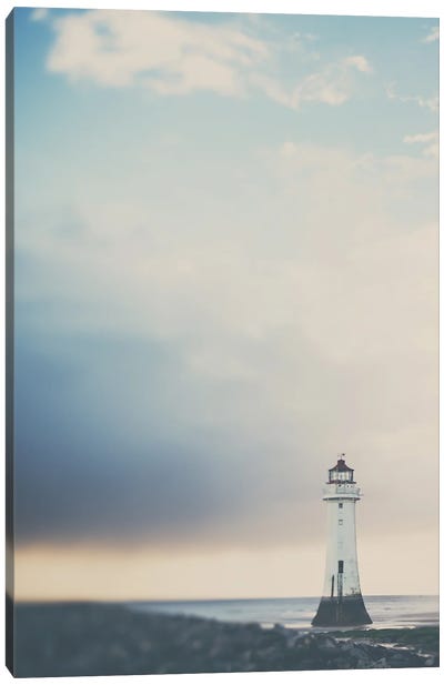 The Lights Will Guide You Home Canvas Art Print - Lighthouse Art