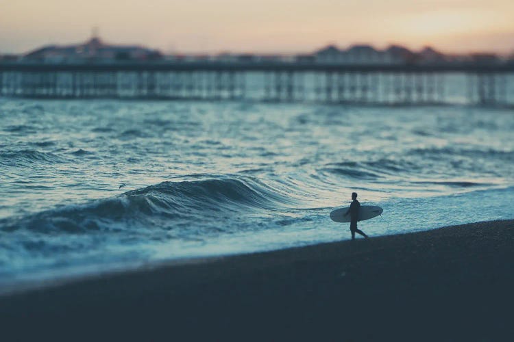 The Lone Surfer