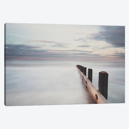 The Ocean At Peace With Itself Canvas Print #LEV183} by Laura Evans Canvas Wall Art