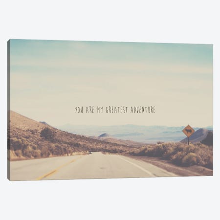 You Are My Greatest Adventure Canvas Print #LEV210} by Laura Evans Canvas Wall Art
