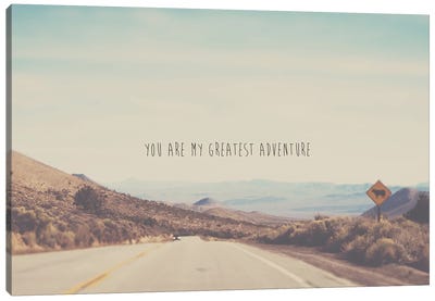 You Are My Greatest Adventure Canvas Art Print - Laura Evans
