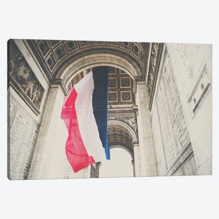 Arc De Triomphe Canvas Print #LEV36} by Laura Evans Canvas Art