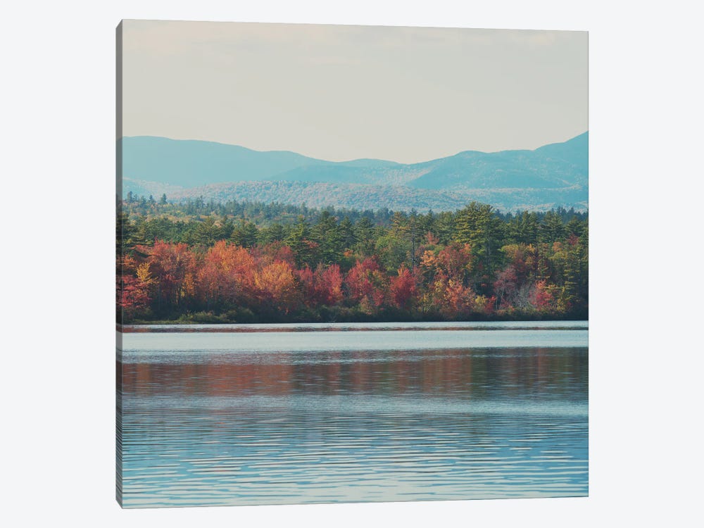 Autumn Leaf Reflections In Lake Chocorua by Laura Evans 1-piece Canvas Art