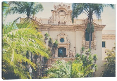 Balboa Park Architecture Canvas Art Print - Vintage Styled Photography