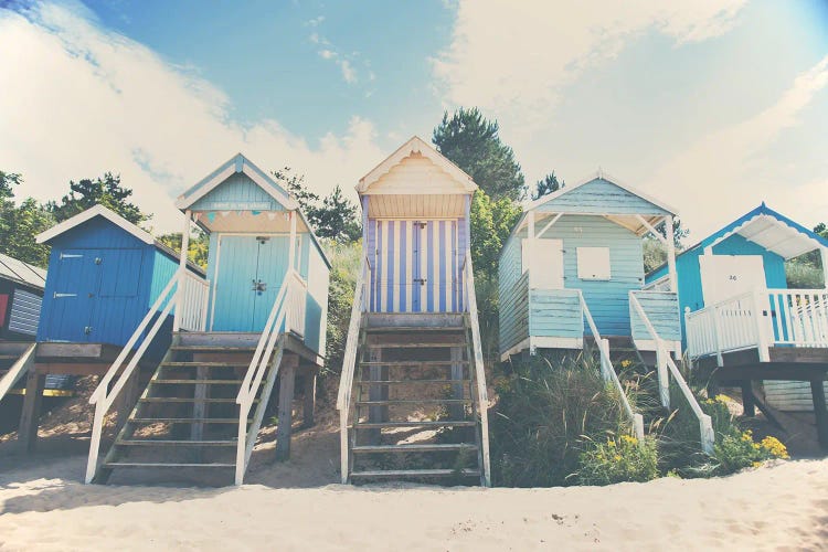 Beach Huts Print