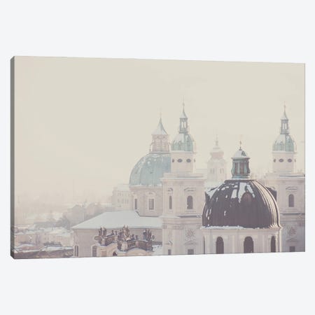 Beneath The Snow Covered Domes Canvas Print #LEV43} by Laura Evans Canvas Wall Art