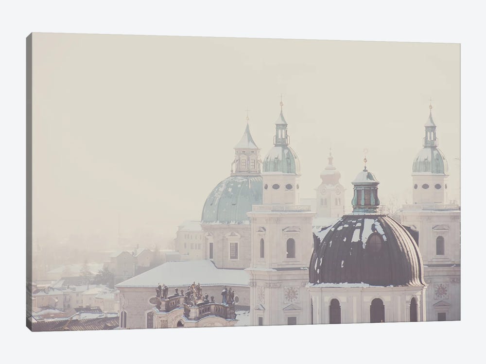 Beneath The Snow Covered Domes by Laura Evans 1-piece Canvas Artwork