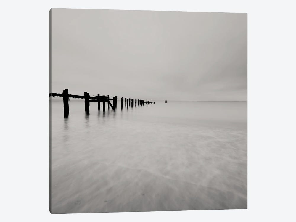 Black And White Ocean Untitled I by Laura Evans 1-piece Art Print