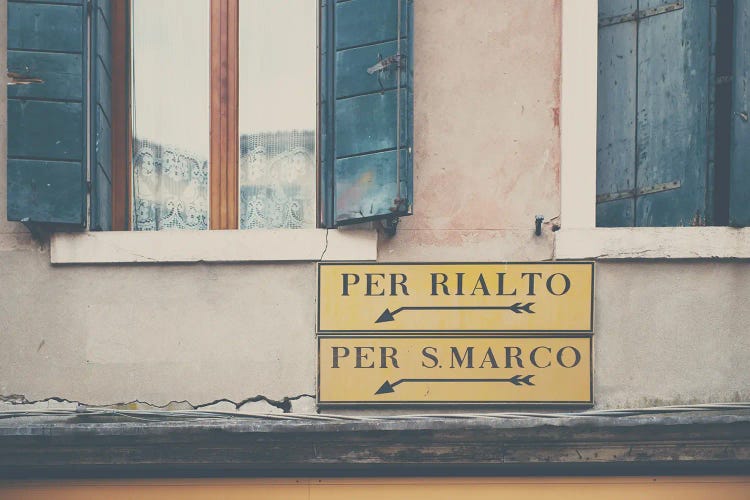 Blue Shutters In Venice