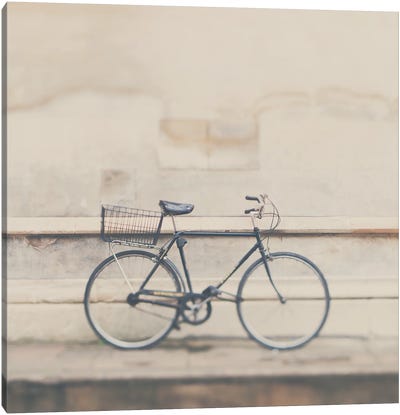 A Very Masculine Bicycle Canvas Art Print - Laura Evans