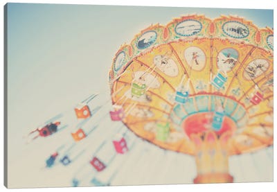 Carnival Swing II Canvas Art Print - Vintage Styled Photography