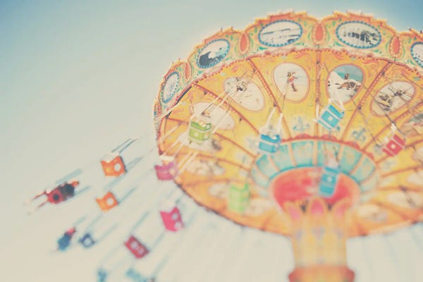 Inspirational Office: Carnival Swing II by Laura Evans