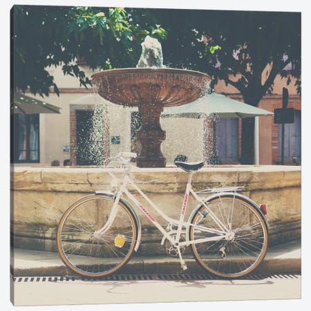 Cycling Across France Canvas Print #LEV68} by Laura Evans Canvas Wall Art