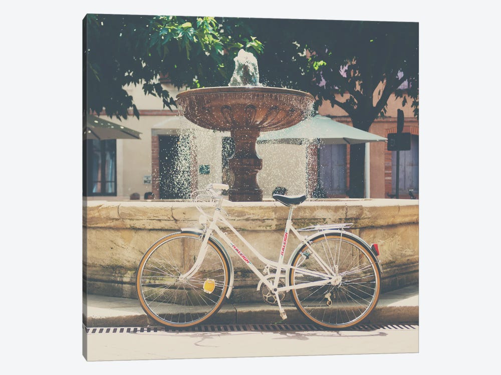 Cycling Across France by Laura Evans 1-piece Canvas Print