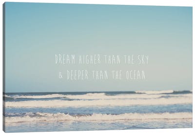 Dream Higher Than The Sky Canvas Art Print - Travel Journal