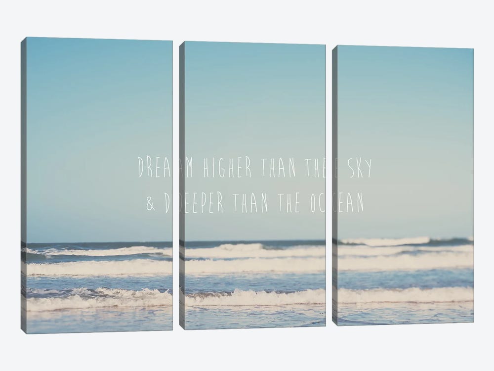 Dream Higher Than The Sky by Laura Evans 3-piece Canvas Art