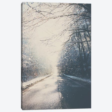 Driving Home For Christmas Canvas Print #LEV73} by Laura Evans Canvas Print