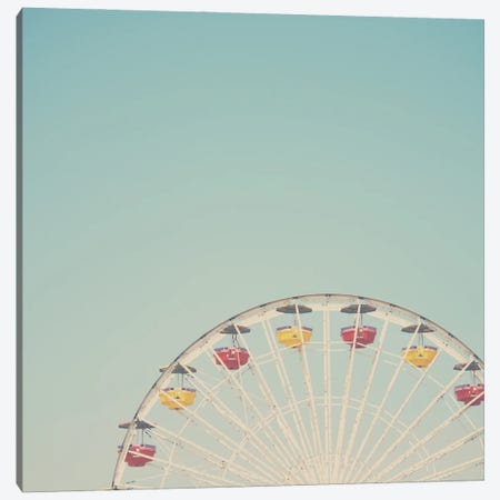 Ferris Wheels Canvas Print #LEV75} by Laura Evans Canvas Wall Art